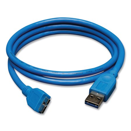 TRIPP LITE USB Cable A Male to Micro BMale, 3.0, Blue U326-003
